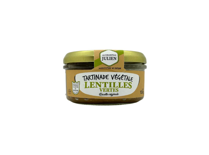 Tartinade végétale Lentilles Vertes