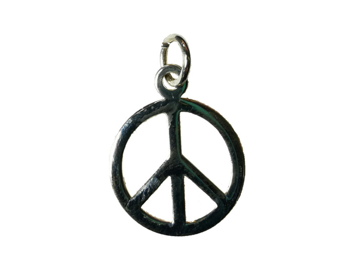 Pendentif en Argent 925 - SYMBOLE DE LA PAIX 17mm