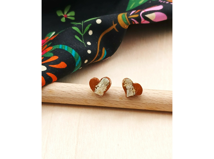 BOUCLES D'OREILLES Argent Rhodié 925/1000