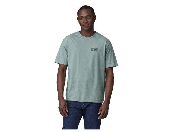 Tee Shirt PATAGONIA Skyline Thermal Blue