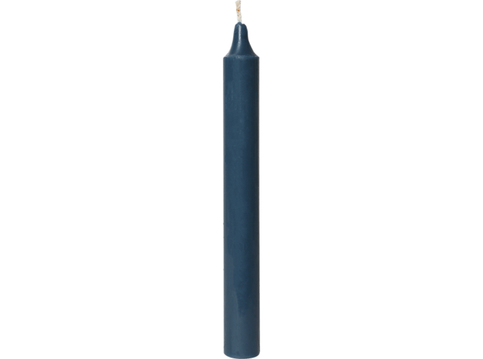 Bougie teintée masse - BLEU D2,1 x Ht20cm