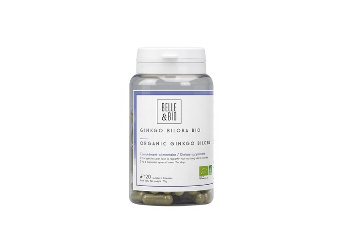 Ginkgo Biloba bio 120 gélules