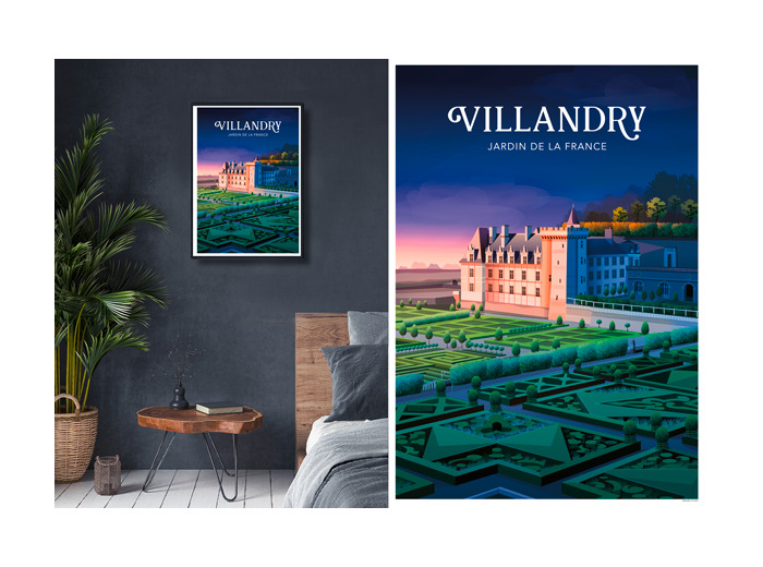 VILLANDRY POSTER