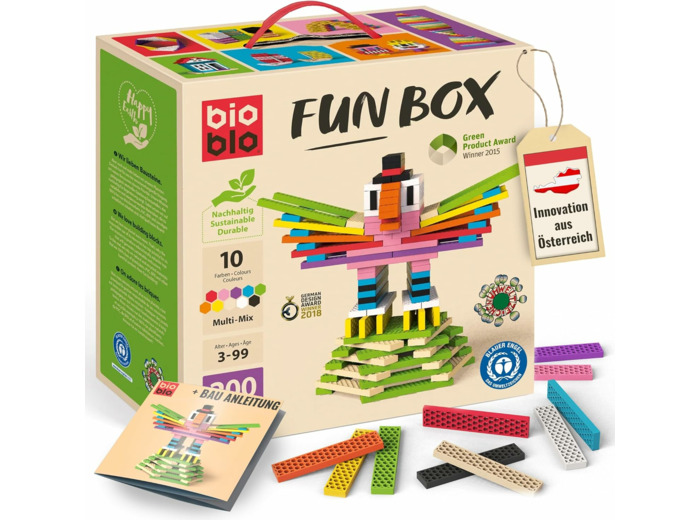 FUN BOX 200 BRIQUES - 200 BRIQUES 10 COULEURS