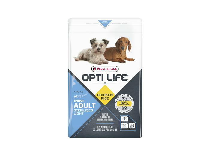 OPTI LIFE, Mini adult sterilised / light - 2.5kg