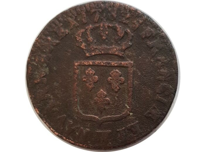 LOUIS XVI (1774-1792) 1 SOL 1782 W (Lille) TB