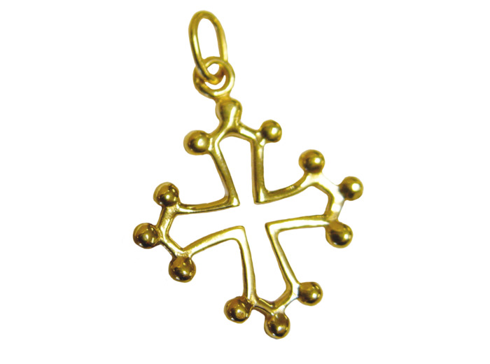 Croix en Plaqué Or 20mm - OCCITANE