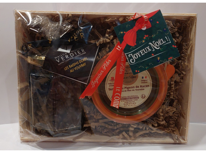 Coffret Touraine Pigeon et Raisins Vouvray