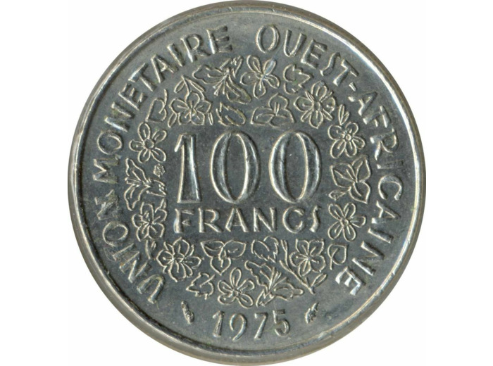 B.C.E.A.O 100 FRANCS 1975 SUP-