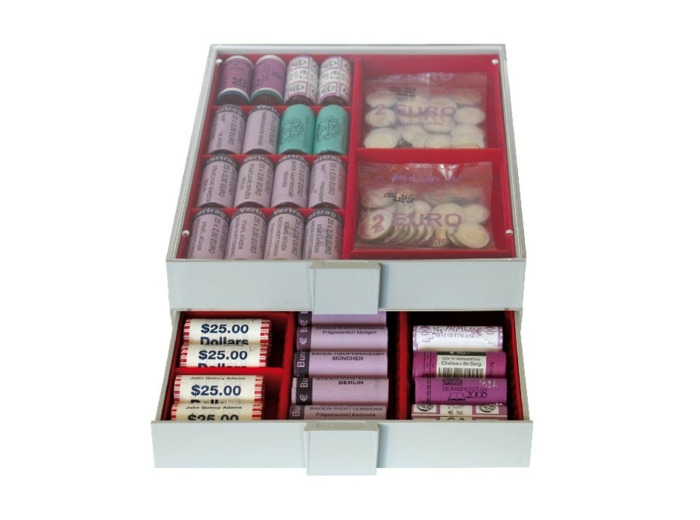 MEDAILLIER avec 2 compartiments + 6 baguettes BOX FUME 2462 322066