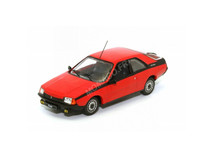 RENAULT FUEGO GTX 1985 ROUGE - 1/43 - Odeon