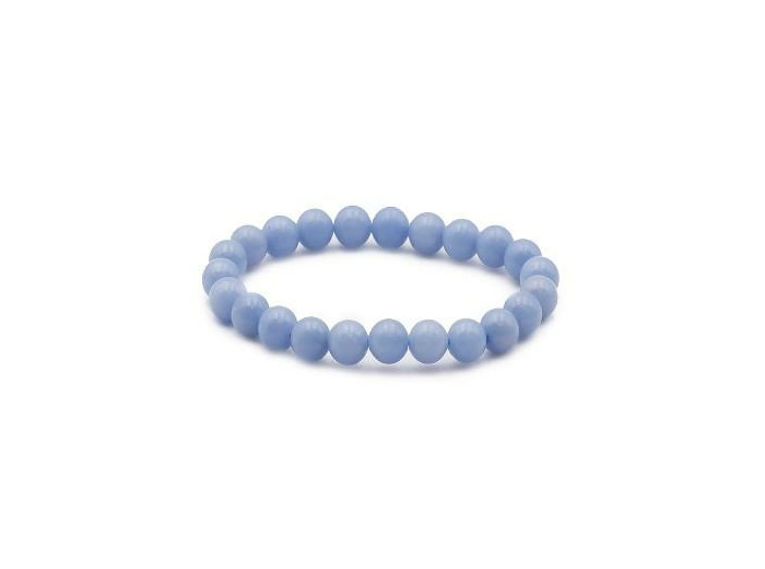 Bracelet en angélite 8 mm