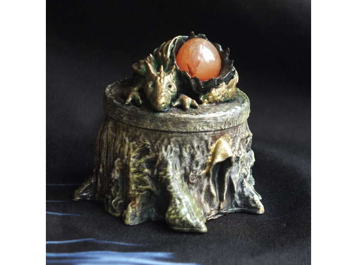 Boite Les ptits secrets et sa pierre naturelle