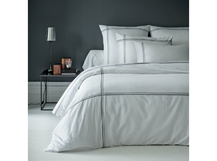 Housse de couette PALAIS CHIC GRIS Garnier-Thiebaut