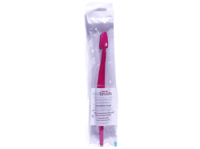 Brosse À Dents Rose Adultes Médium-Souple Éco