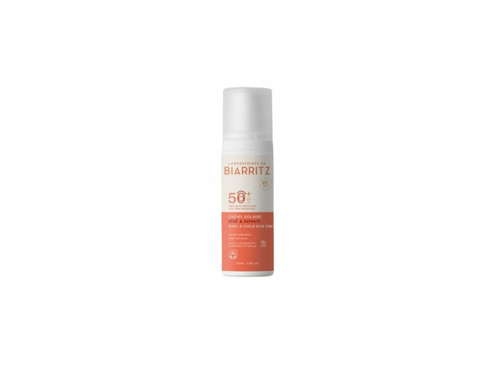 Crème Solaire Bébé et Enfant SPF50+ 100ml – Laboratoires de Biarritz