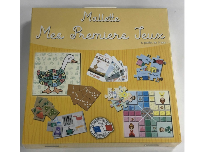 MALLETTE MES PREMIERS JEUX de chez FERRIOT CRIC