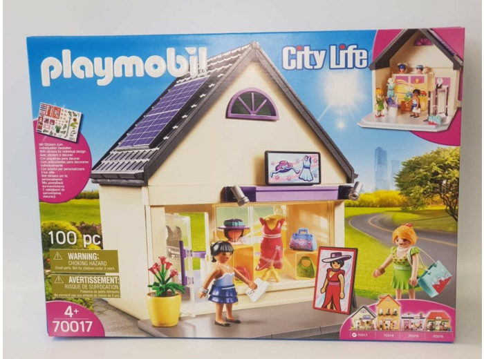 PLAYMOBIL CITY LIFE 70017 LA BOUTIQUE DE MODE BOITE NEUVE