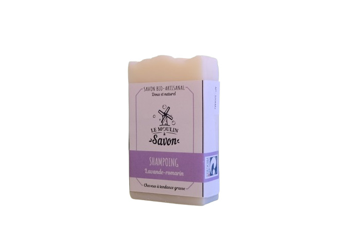 Shampoing solide Lavande Romarin-100g-Le Moulin à savon