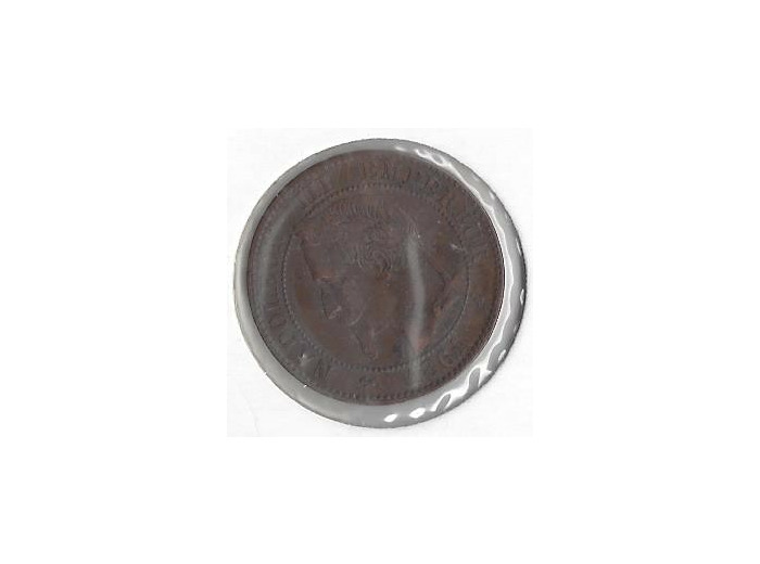 FRANCE 2 CENTIMES NAPOLEON III 1861 A sous 8 TTB+