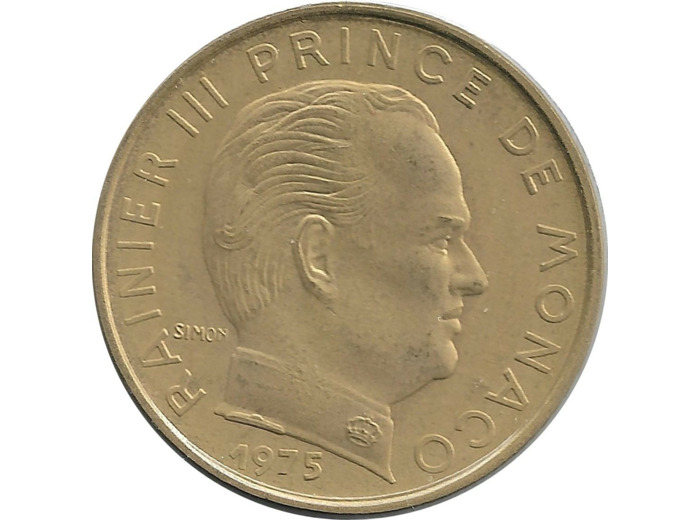 MONACO 20 CENTIMES 1975 FDC