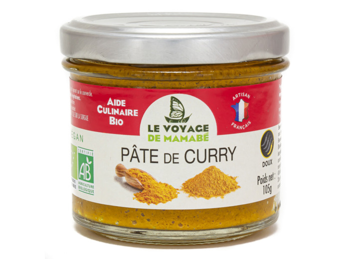 Pâte de Curry Doux Bio 105g
