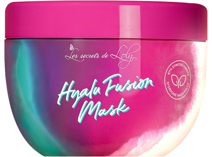 Les Secrets De Loly – Hyalu Fusion Mask – Masque Cheveux En Manque de Définition – Soin Activateur Boucles– Naturel à 97% – 300 ml