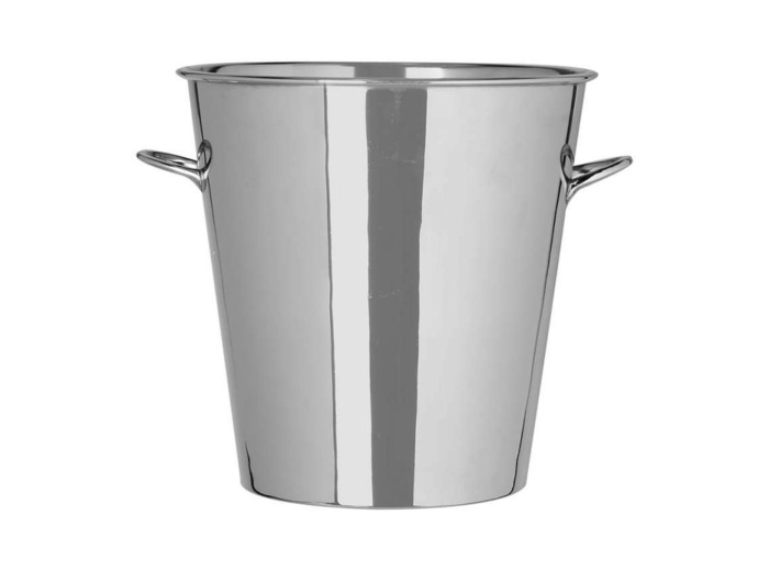Seau à champagne chromé 22x23 cm