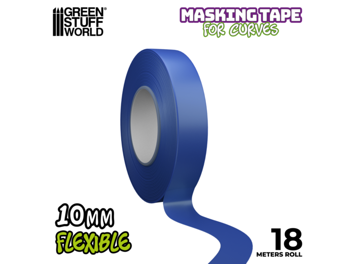 Ruban de masquage flexible - Taille 10mm
