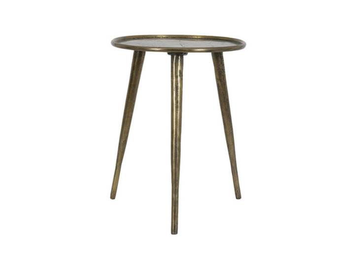 Table d'appoint babina métal bronze 47x36x36cm
