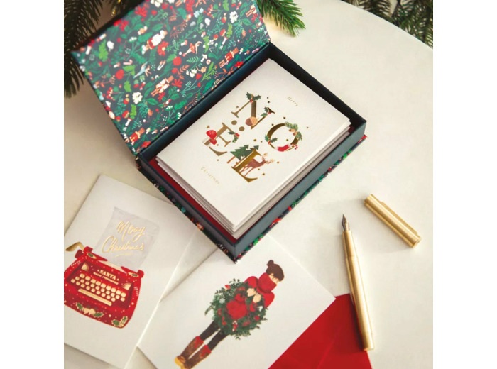 Box de 10 cartes de Noel 2023 - All the ways to say