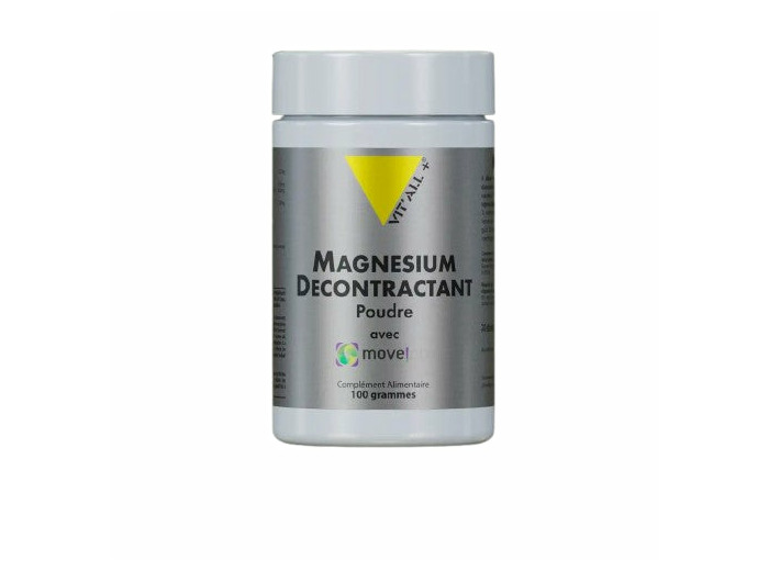Magnésium Décontractant en poudre-100g-Vit'all+