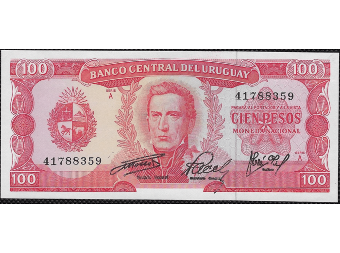 URUGUAY 100 PESOS non daté (1967) SERIE A NEUF 359 W47a