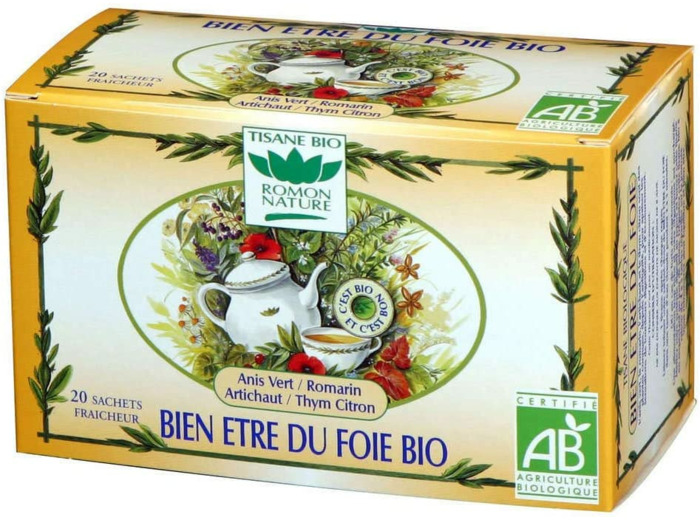 TISANE BIEN-ÊTRE DU FOIE 20X1,6G Romon Nature