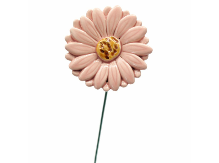 Gerbera Rose en céramique - 5.5 cm - B047