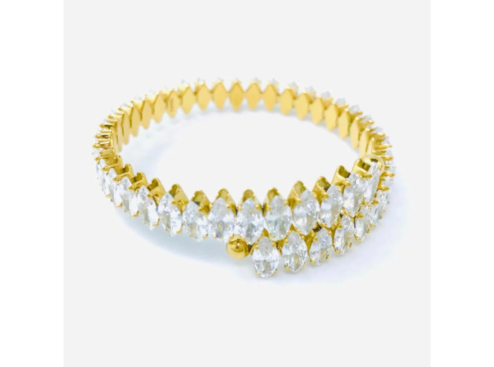 Bracelet Riviere Zirconium