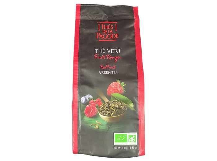 Thé Vert Fruits Rouges 100g Bio
