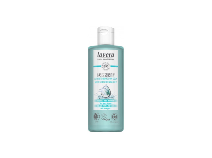 Lotion Tonique Soin doux Basis Sensitiv Aloe vera et Mauve 200ml