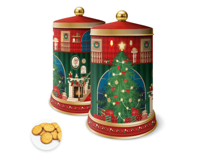 Boîte Musicale Biscuits Pur Beurre Noël