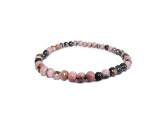 Bracelet en rhodonite 6 mm