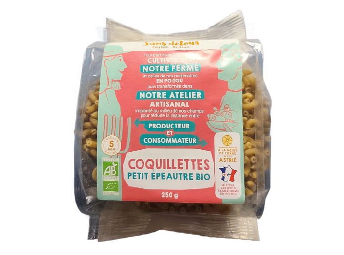 Coquillettes Petit Epeautre Blanche 250g Bio