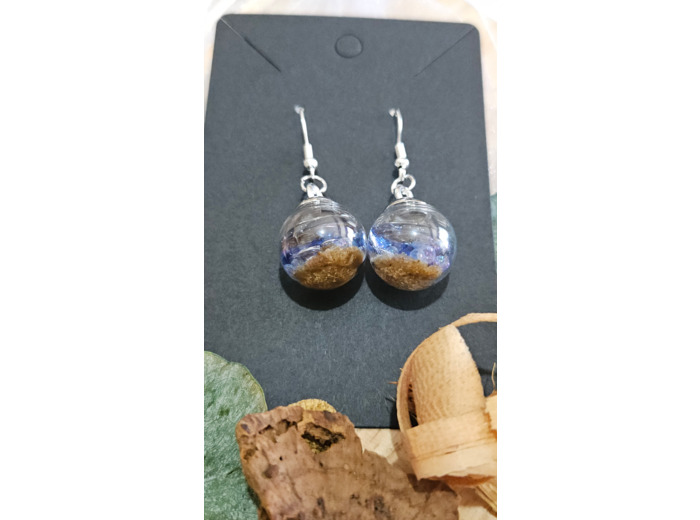 Boucles d'oreilles "Bulles de fantaisie"