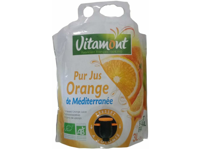 Jus d orange de Mediterranee 3L Vitamont