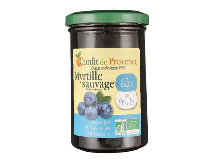 Confiture Myrtille Sauvage 300g Bio