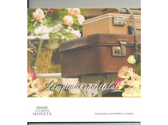 FINLANDE 2023 FELICITATION SERIE 8 MONNAIES B.U