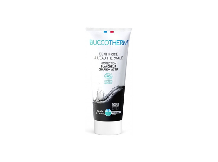Buccotherm gel dentifrice blancheur au charbon actif 75ml