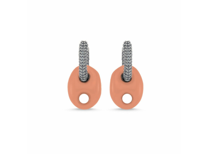 Boucles d'oreilles What About Me Petit Modèle Corail