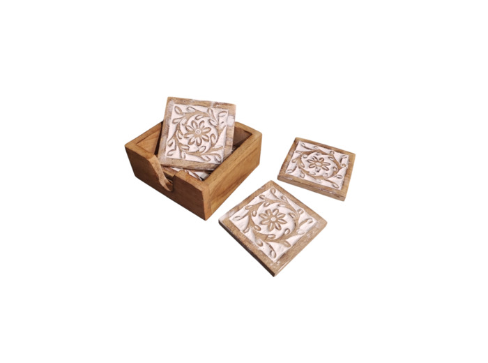 Boîte de 4 dessous de verre