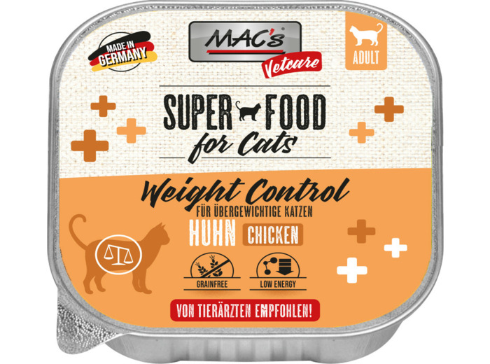 MAC'S Vetcare Weight Control Poulet pour chat - 100 g