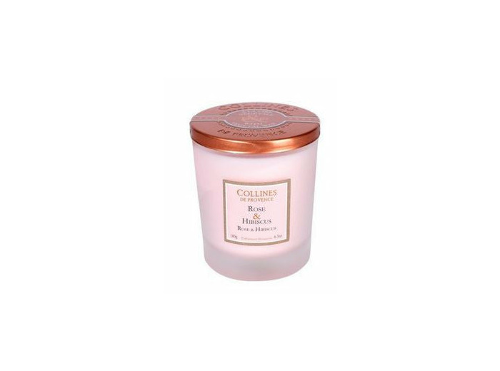 BOUGIE 180G ROSE HIBISCUS
